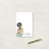 Post-it® Portrait de vignette de mode (Sur un bureau)