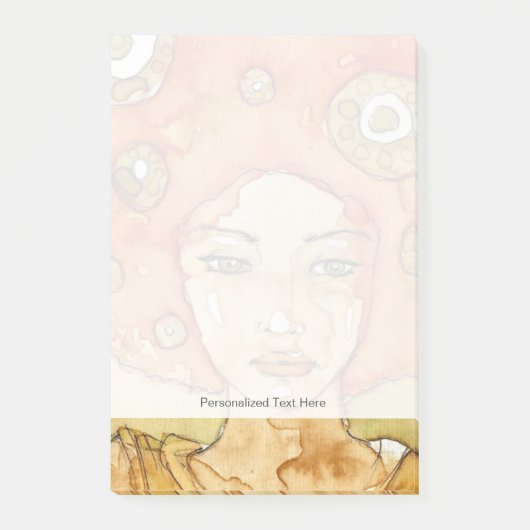 Post-it® Portrait d'une belle fille (Devant)