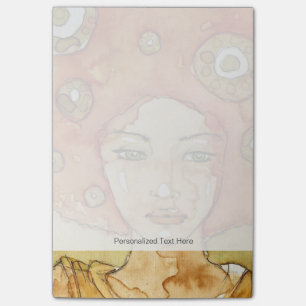 Post-it® Portrait d'une belle fille
