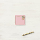 Post-it® Portrait encadré de Saint Rose de Lima (M 024b) (Sur un bureau)