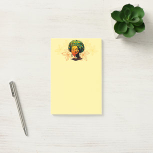 Post-it® Portrait féminin africain avec coucher de soleil