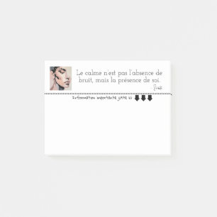 Post-it® Portrait féminin pixelisé apaisant