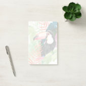Post-it® Portrait toucan avec Feuilles tropicaux (Bureau)