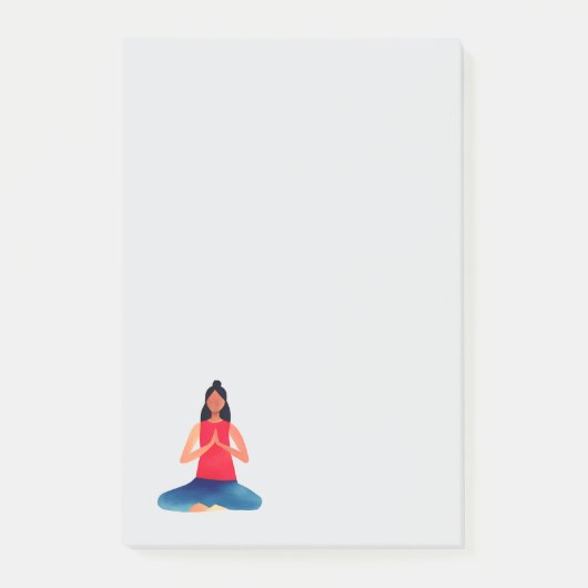 Post-it® Pose de yoga (Devant)