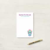 Post-it® Poser vos soins personnalisés Notes post-it (Sur un bureau)