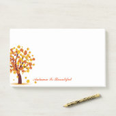 Post-it® Post d'automne Notes-automne est magnifique (Sur un bureau)
