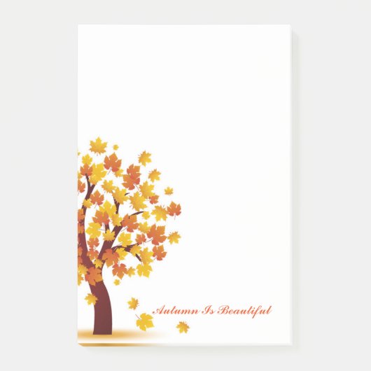 Post-it® Post d'automne Notes-automne est magnifique (Devant)
