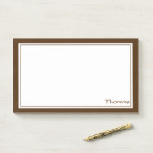Post-it® Post Design It Note pour Thomas ou vous (Sur un bureau)