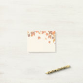 Post-it® post-impression automne - feuillet de notes (Sur un bureau)