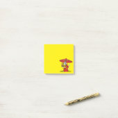 Post-it® post- it avec Comic Chats Motif (Sur un bureau)