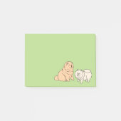 Post-it® Post-it avec le chien de bouffe de bouffe (Devant)
