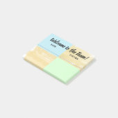 Post-it® Post-it bienvenu de collègue des employés (Incliné)