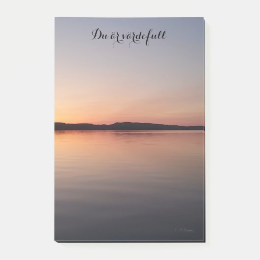 Post-it® Post it block med solnedgång (Devant)