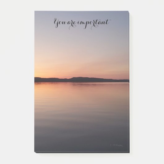 Post-it® Post it block med solnedgång (Devant)