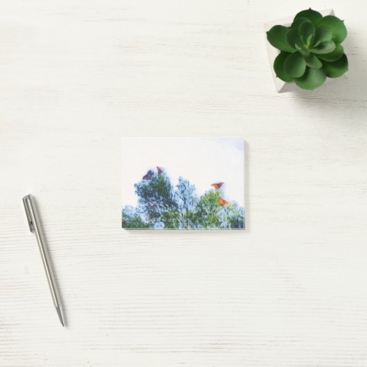 Post-it® Post-it de papillons de monarque (Bureau)