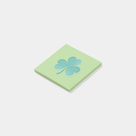 Post-it® Post-it de shamrock (Incliné)