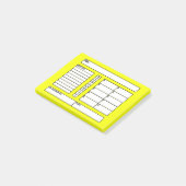 Post-it® Post-it de traqueur de but (Incliné)
