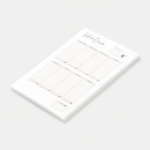 Post-it® Post-It Lijst van courses Notes (Schuin)