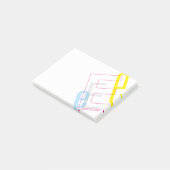 Post-it® Post-it Memo [Grid] (Incliné)