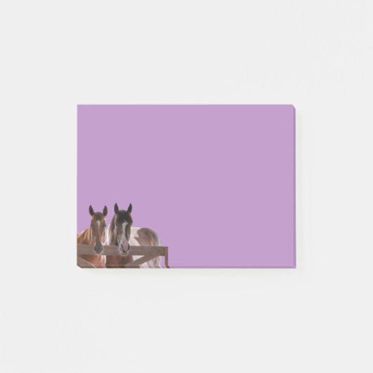 Post-it® post it note chevaux (Devant)