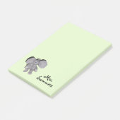 Post-it® Post-it Note - Eléphant et nom du bébé (Incliné)