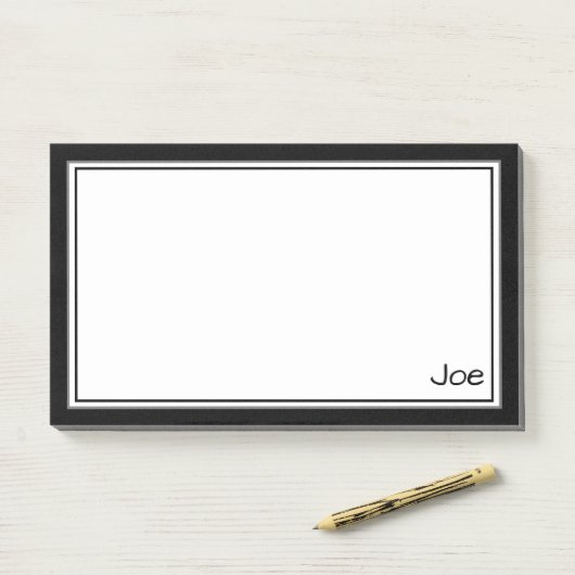 Post-it® Post-It Note pour Joe ou vous (Sur un bureau)