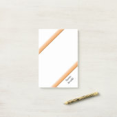 Post-it® Post-it Note - Tons d'orange (Sur un bureau)