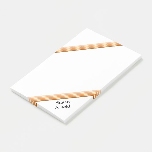 Post-it® Post-it Note - Tons d'orange (Incliné)