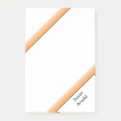 Post-it® Post-it Note - Tons d'orange (Devant)