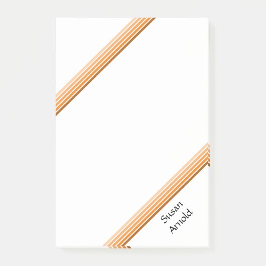 Post-it® Post-it Note - Tons d'orange (Devant)