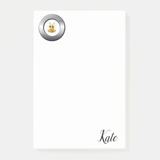 Post-it® Post-it Notes Abeille Bourdon (Devant)