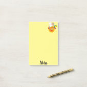 Post-it® Post-it Notes Ange Soleil Voiture (Sur un bureau)