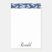 Post-it® Post-it Notes Armée bleue (Devant)