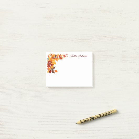 Post-it® Post-it-Notes-Automne (Sur un bureau)