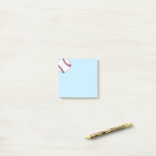 Post-it® Post-it-Notes-Baseball (Sur un bureau)
