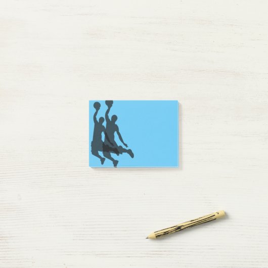 Post-it® Post-it-Notes-Basketball (Sur un bureau)