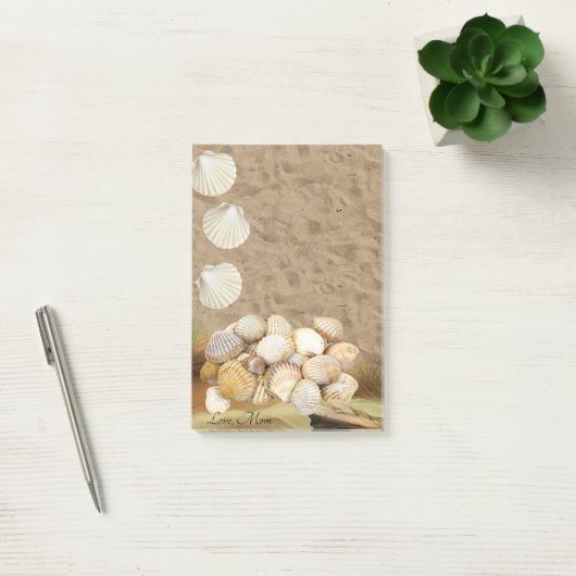 Post-it® Post-it Notes Beach Clams Beach Stones (Bureau)