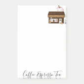 Post-it® Post-it Notes Café Espresso Thé Shop (Devant)