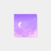 Post-it® Post-It Notes Céleste Purple Lune Scenery (Devant)
