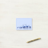 Post-it® Post-it-Notes-Cerf bleu (Sur un bureau)