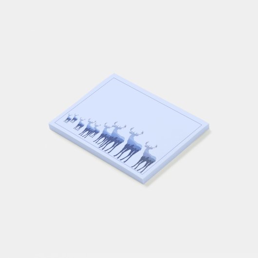Post-it® Post-it-Notes-Cerf bleu (Incliné)