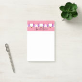 Post-it® Post-it Notes Cochons roses (Bureau)