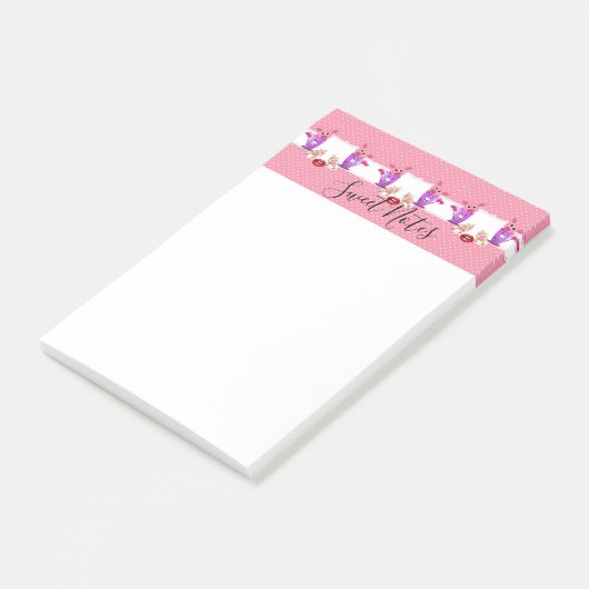 Post-it® Post-it Notes Cochons Roses (Incliné)