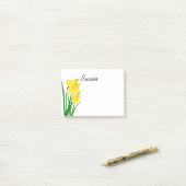 Post-it® Post-it-Notes-Daffodiles (Sur un bureau)