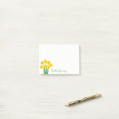 Post-it® Post-it-Notes-Daffodils (Sur un bureau)