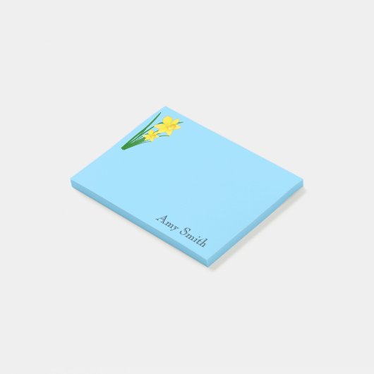 Post-it® Post-it-Notes-Daffodils Post-it Notes (Incliné)