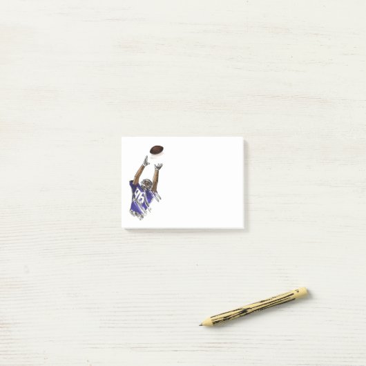 Post-it® Post-it-Notes de football (Sur un bureau)