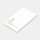 Post-it® Post-it-Notes de l'arbre des vacances (Incliné)