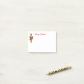 Post-it® Post-it-Notes de Nutcracker de vacances (Sur un bureau)