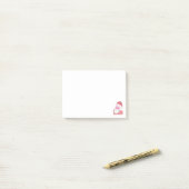 Post-it® Post It Notes de Pointillism Santa Claus (Sur un bureau)